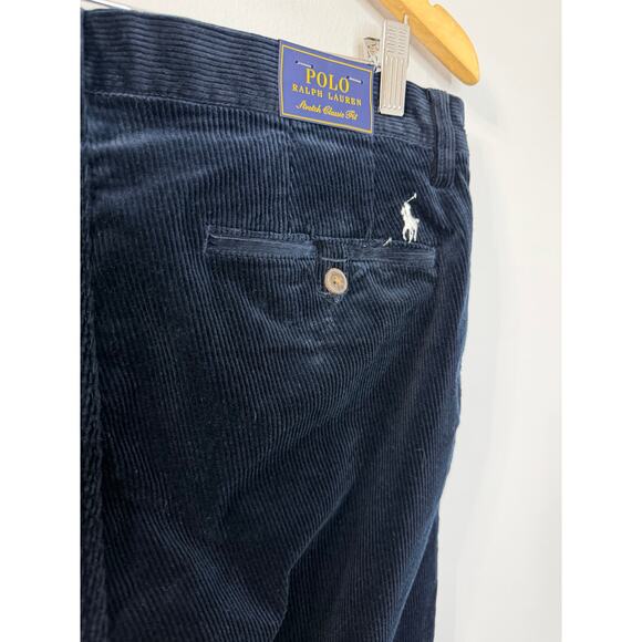 Polo Ralph Lauren Men's 32x30 Stretch Classic Fit Corduroy Pants Blue Preppy New - Picture 6 of 8